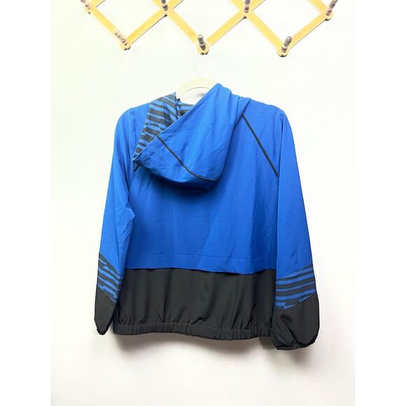 Chicos Zenergy Jacket Womens small (0)‎ black/blue full zip lightweight Hooded - Picture 2 of 7